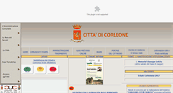 Desktop Screenshot of comune.corleone.pa.it